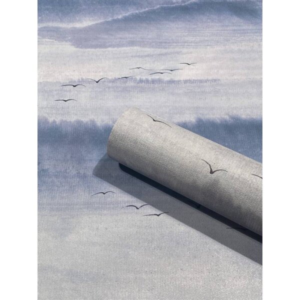 Tapete Blau Novamur Vliestapete (81627)