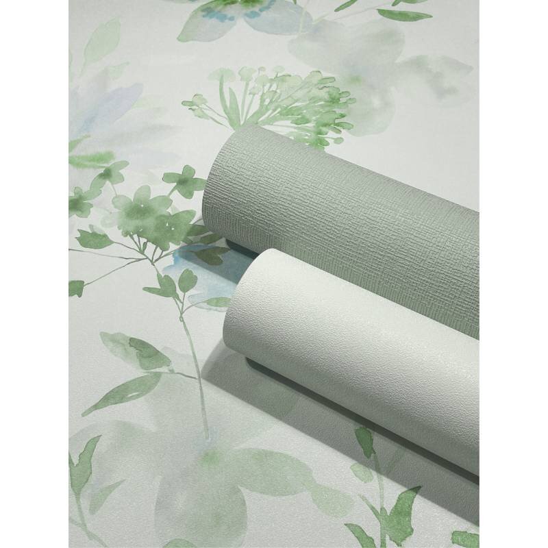 Tapete Blau, Grün, Pastell, Weiß Novamur Vliestapete (81624)