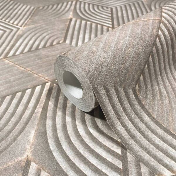 Tapete Braun, Grau Novamur Vliestapete (81621)