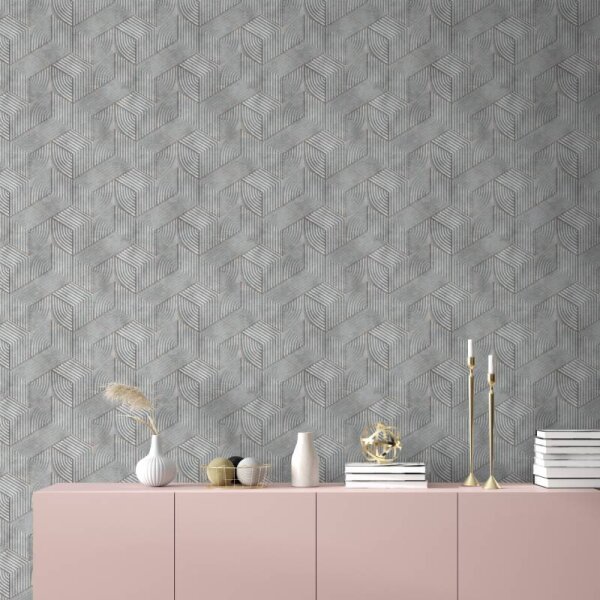 Tapete Grau Novamur Vliestapete (81620)