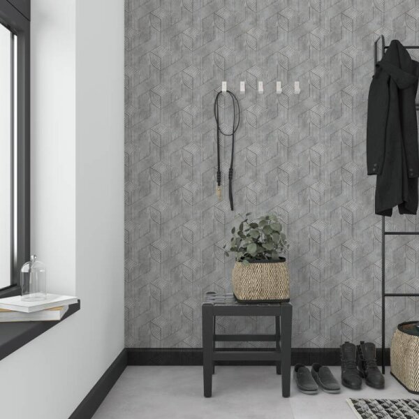 Tapete Grau Novamur Vliestapete (81620)