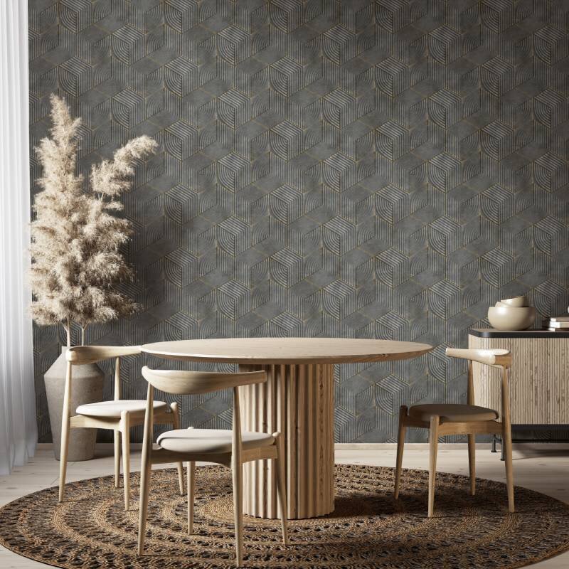 Tapete Grau Novamur Vliestapete (81619)