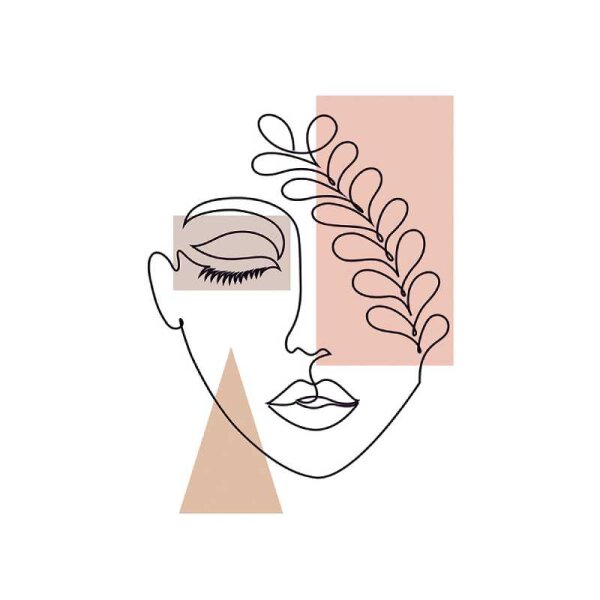 Digitaldruck-Tapete Apricot, Weiß Novamur (81608)