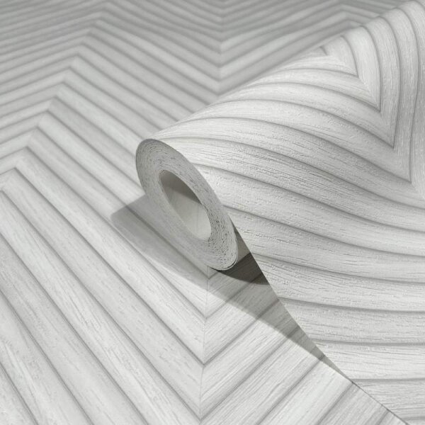 Tapete Weiß, Elfenbein Marburg Vliestapete (33375)