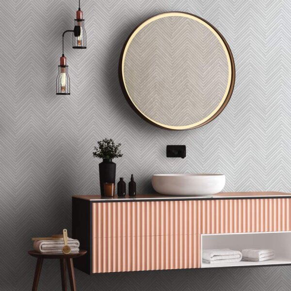 Tapete Weiß, Elfenbein Marburg Vliestapete (33375)