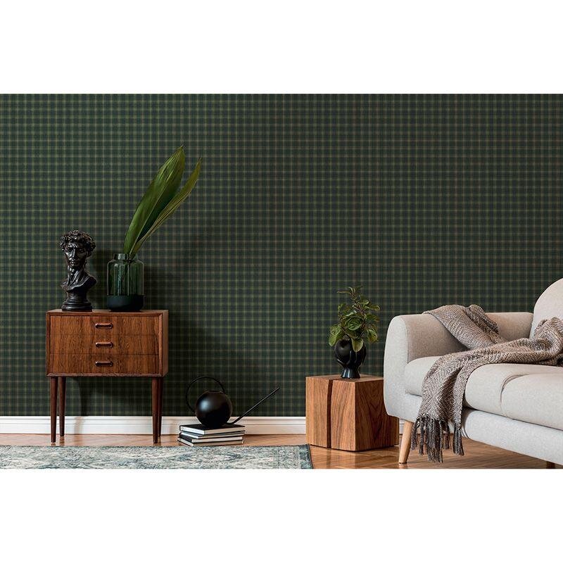 Tapete Grün, Schwarz, Anthrazit Architects Paper Vliestapete (390643)