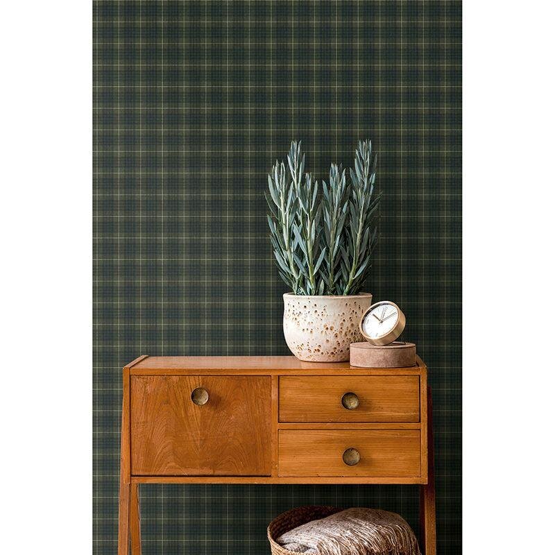 Tapete Grün, Schwarz, Anthrazit Architects Paper Vliestapete (390643)