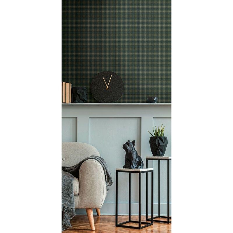 Tapete Grün, Schwarz, Anthrazit Architects Paper Vliestapete (390643)