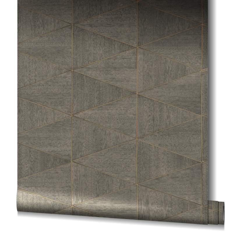 Tapete Braun, Grau, Silber Marburg Vliestapete (33360)