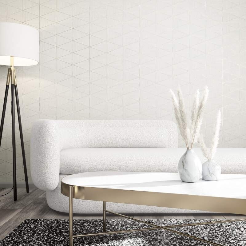 Tapete Weiß, Grau, Silber Marburg Vliestapete (33356)