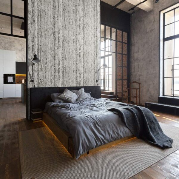 Tapete Grau Marburg Vliestapete (33354)