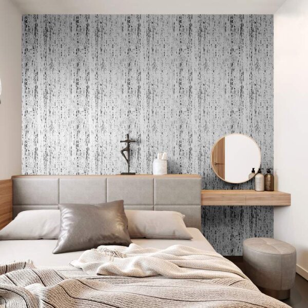 Tapete Grau Marburg Vliestapete (33353)