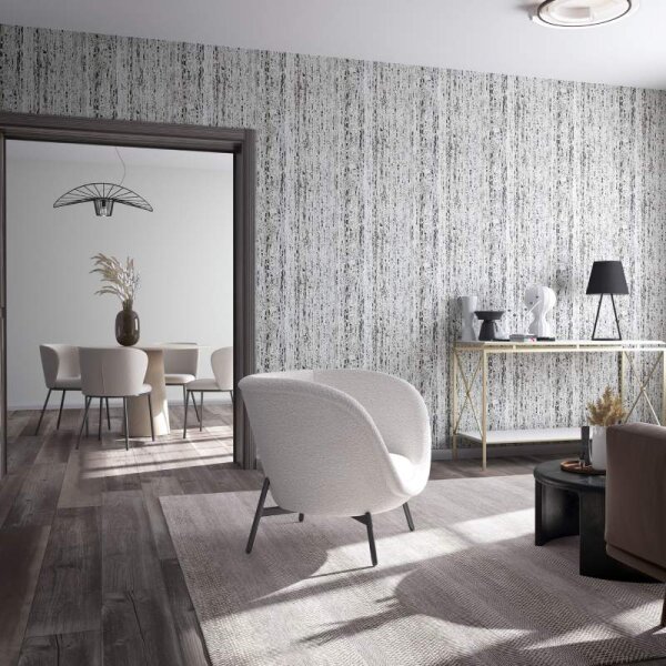 Tapete Grau Marburg Vliestapete (33353)