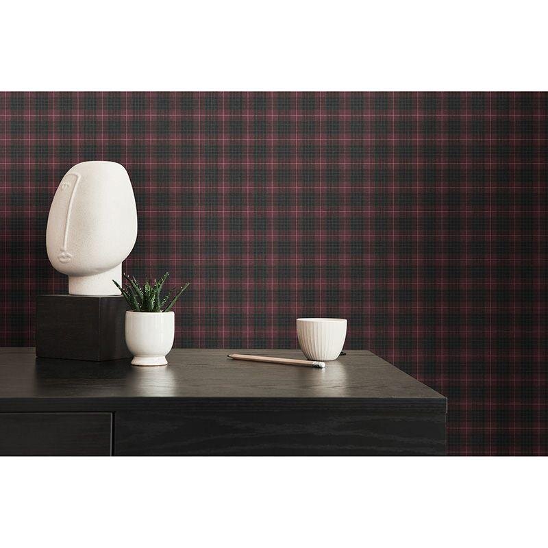 Tapete Rot, Schwarz, Anthrazit Architects Paper Vliestapete (390641)