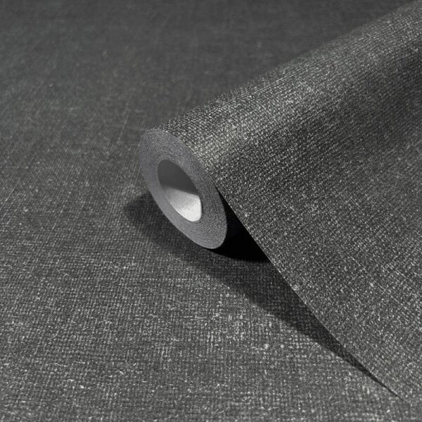 Tapete Schwarz, Anthrazit Marburg Vliestapete (45772)