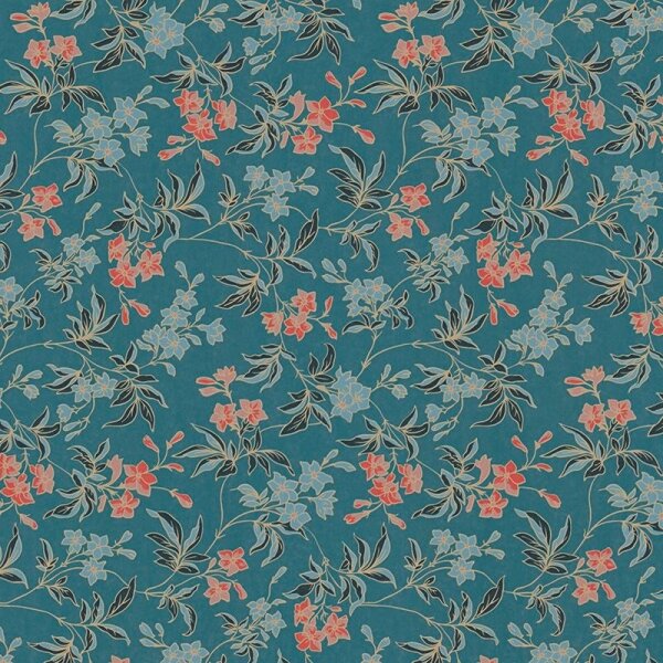 Tapete Blau, Grün, Orange, Terrakotta, Petrol Architects Paper Vliestapete (390634)