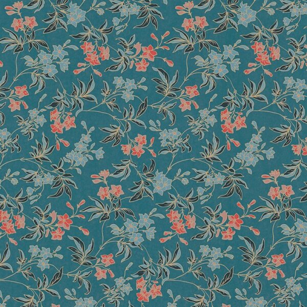 Tapete Blau, Grün, Orange, Terrakotta, Petrol Architects Paper Vliestapete (390634)