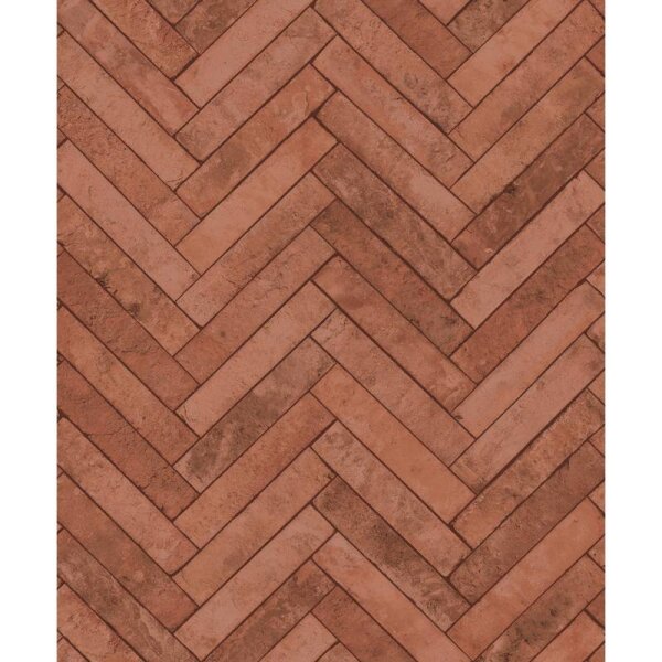 Tapete Braun, Rot Marburg Vliestapete (45763)