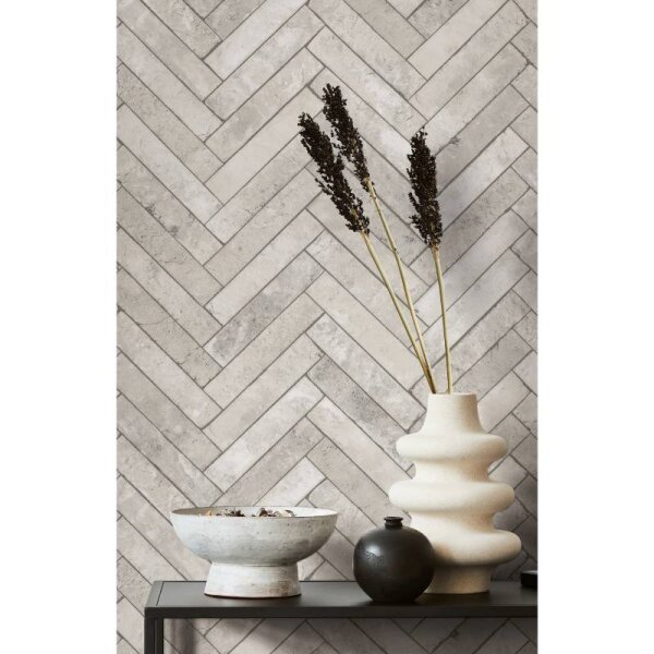 Tapete Grau Marburg Vliestapete (45762)