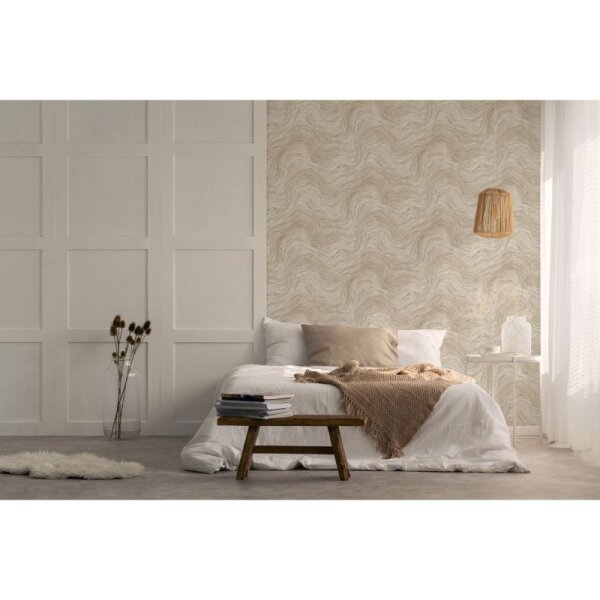 Tapete Greige Marburg Vliestapete (45757)
