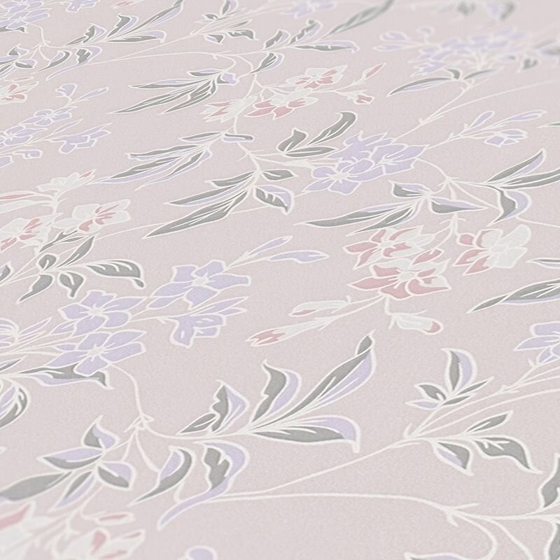 Tapete Grau, Silber, Greige, Lila, Flieder, Pastellfarben Architects Paper Vliestapete (390633)