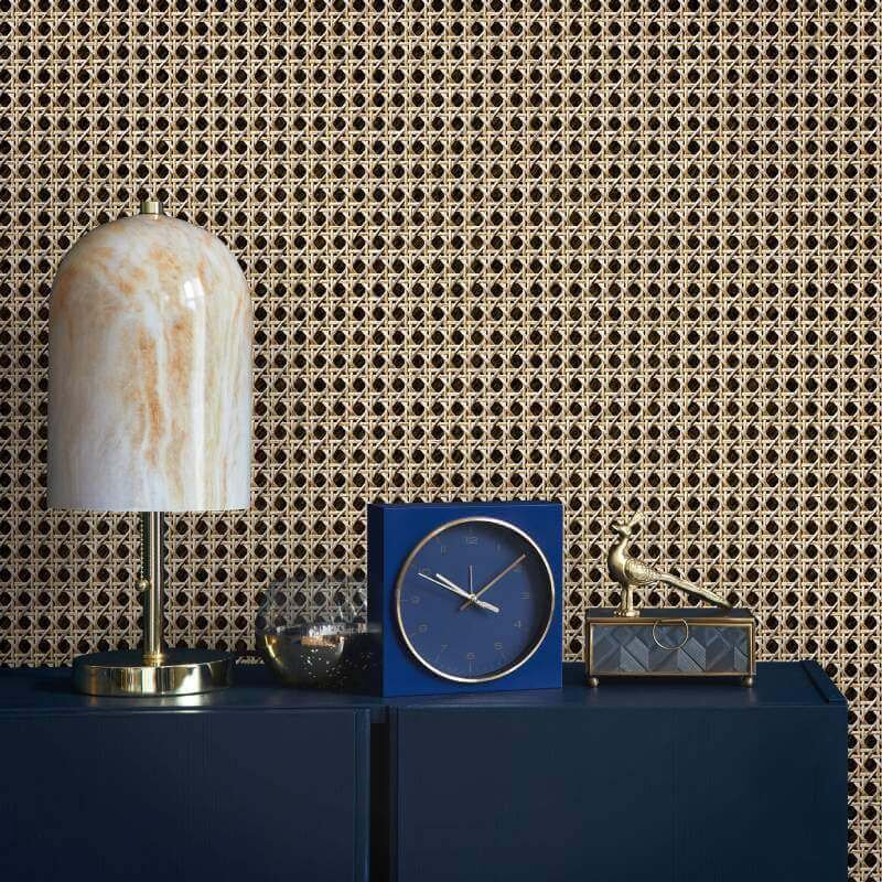 Tapete Beige, Creme, Schwarz, Anthrazit Marburg Vliestapete (45751)