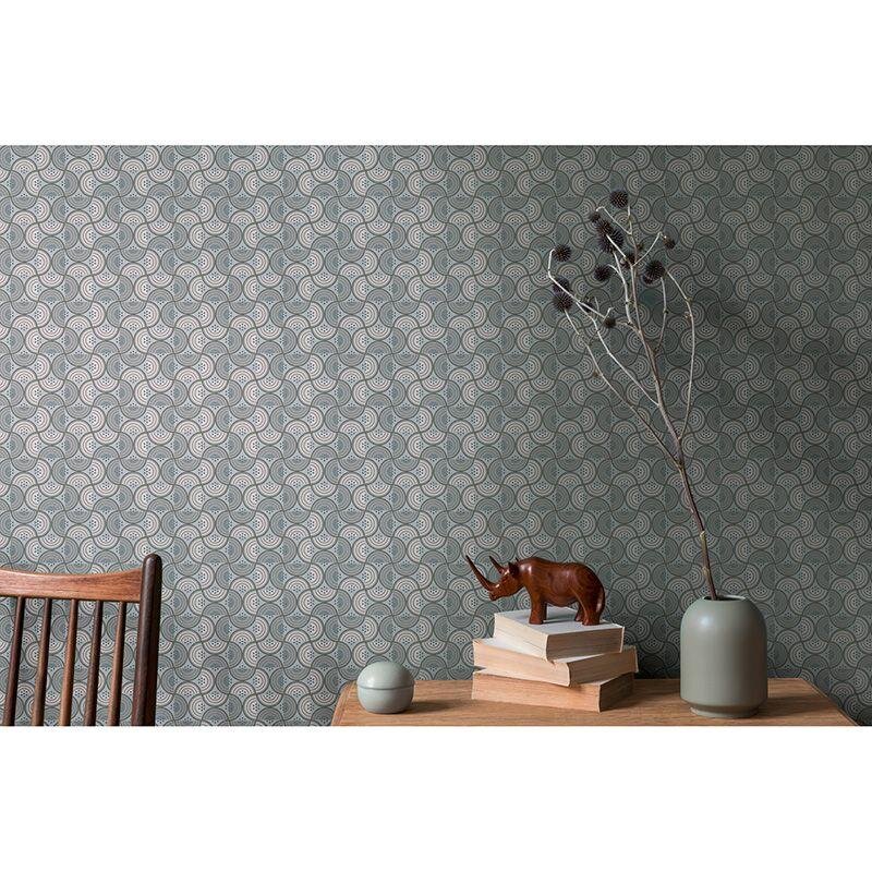 Tapete Braun, Grau, Silber, Greige Architects Paper Vliestapete (390614)