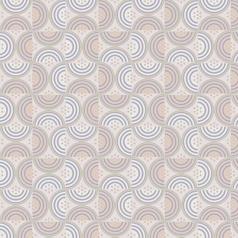 Tapete Grau, Silber, Greige, Weiß Architects Paper Vliestapete (390612)