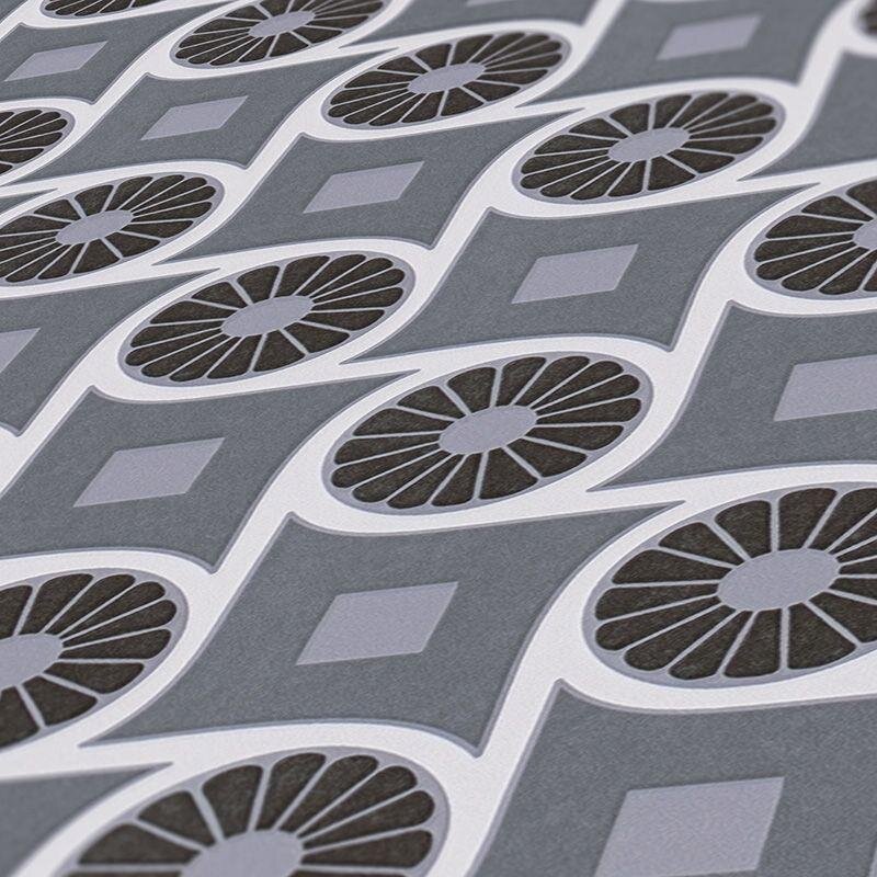 Tapete Grau, Silber, Weiß Architects Paper Vliestapete (390604)