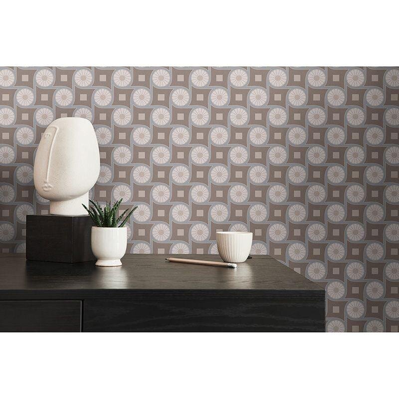 Tapete Blau, Braun, Greige Architects Paper Vliestapete (390603)