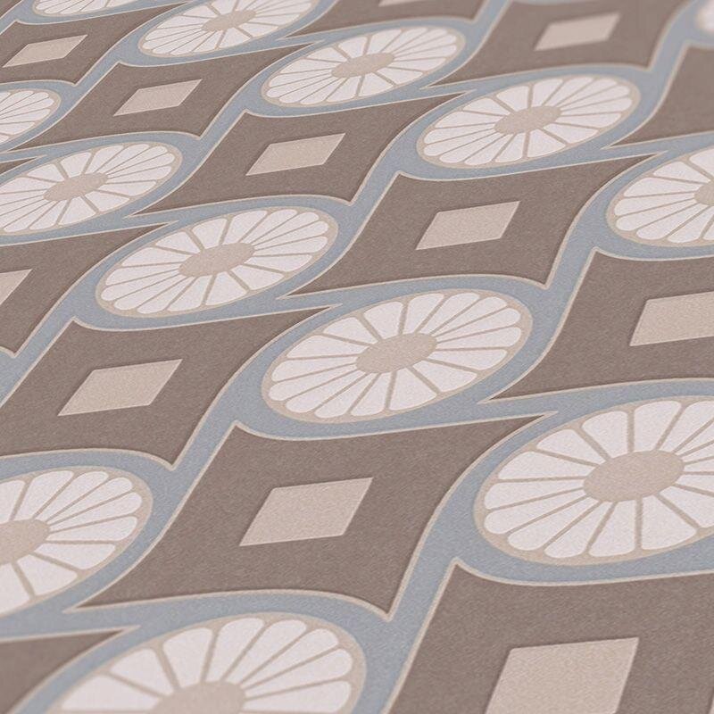 Tapete Blau, Braun, Greige Architects Paper Vliestapete (390603)