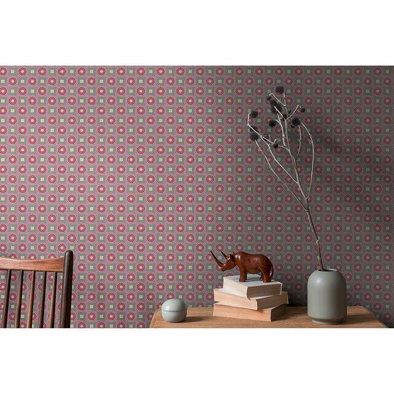 Tapete Grau, Silber, Lila, Flieder Architects Paper Vliestapete (390602)