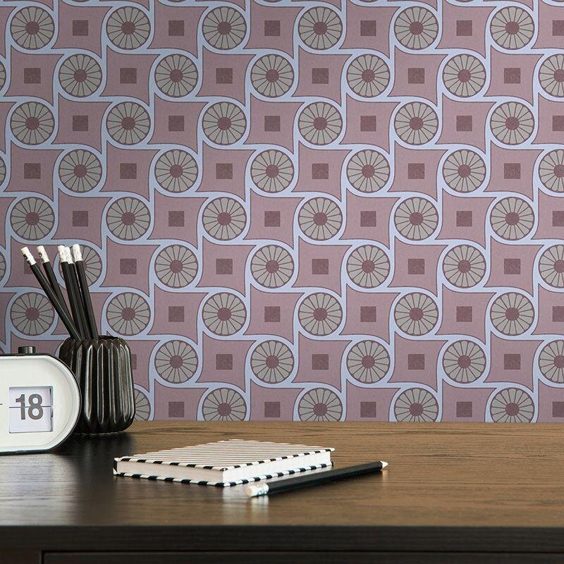 Tapete Blau, Lila, Flieder Architects Paper Vliestapete (390601)