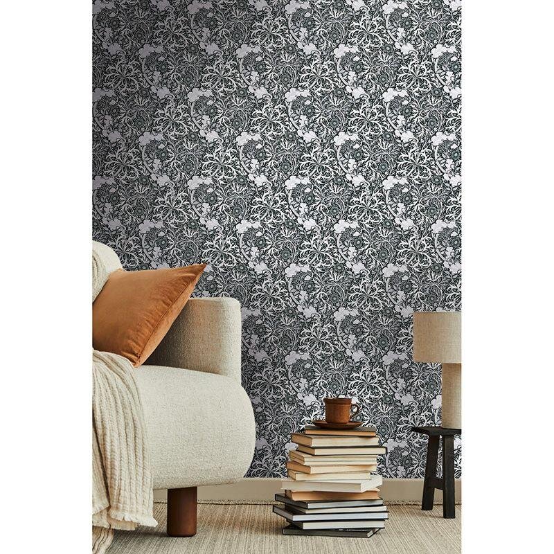 Tapete Grau, Silber, Schwarz-Weiß Architects Paper Vliestapete (390595)