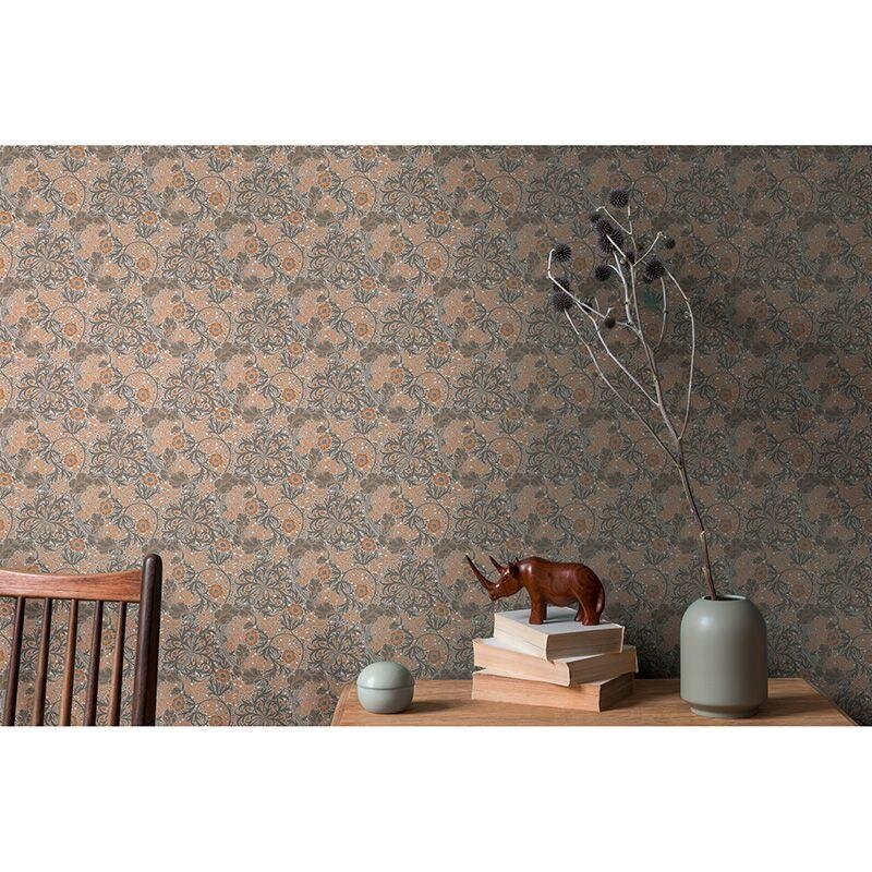 Tapete Braun, Grau, Silber, Greige Architects Paper Vliestapete (390593)