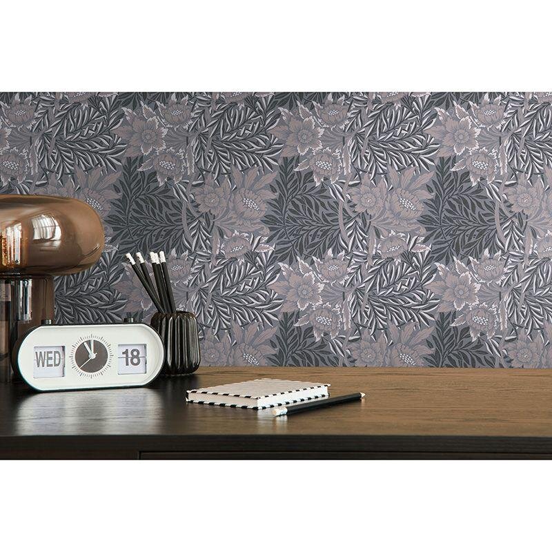 Tapete Grau, Silber, Greige, Schwarz, Anthrazit Architects Paper Vliestapete (390585)