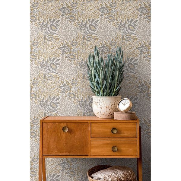 Tapete Braun, Grau, Silber, Greige Architects Paper Vliestapete (390583)