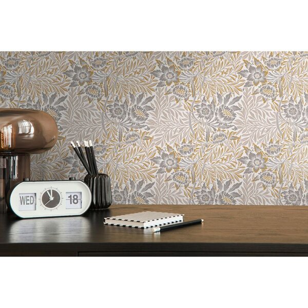 Tapete Braun, Grau, Silber, Greige Architects Paper Vliestapete (390583)