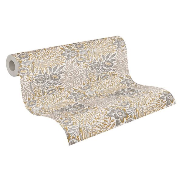 Tapete Braun, Grau, Silber, Greige Architects Paper Vliestapete (390583)