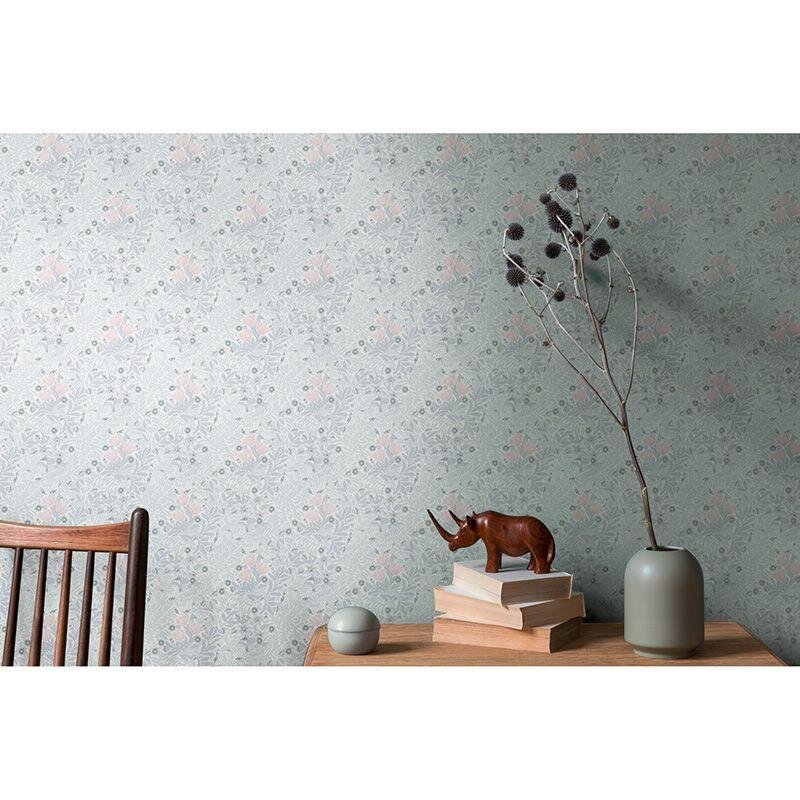 Tapete Grau, Silber, Rosa, Rose Architects Paper Vliestapete (390575)