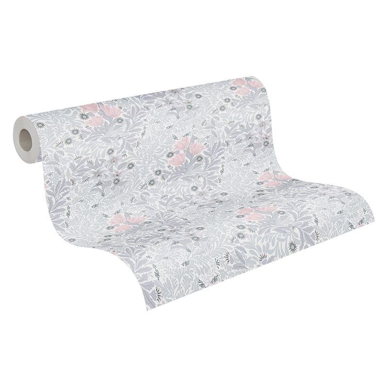 Tapete Grau, Silber, Rosa, Rose Architects Paper Vliestapete (390575)