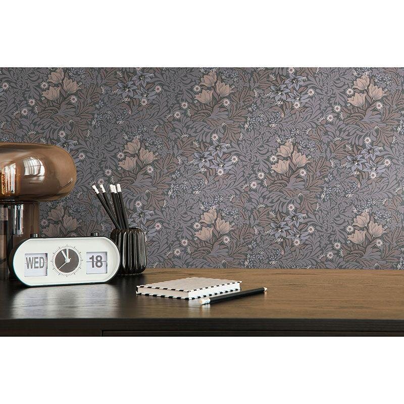 Tapete Braun, Lila, Flieder Architects Paper Vliestapete (390573)