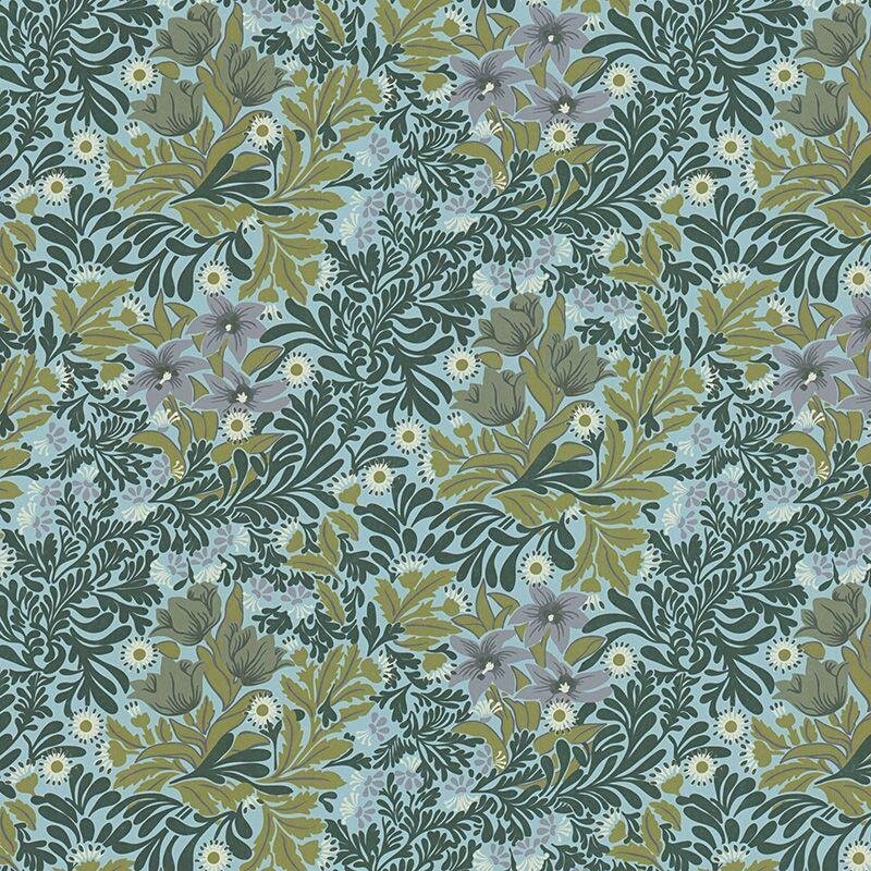 Tapete Blau, Grün, Lila, Flieder Architects Paper Vliestapete (390572)