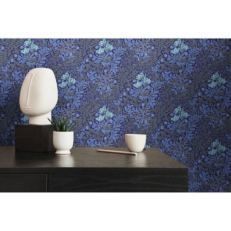 Tapete Blau, Grün, Lila, Flieder, Türkis Architects Paper Vliestapete (390571)