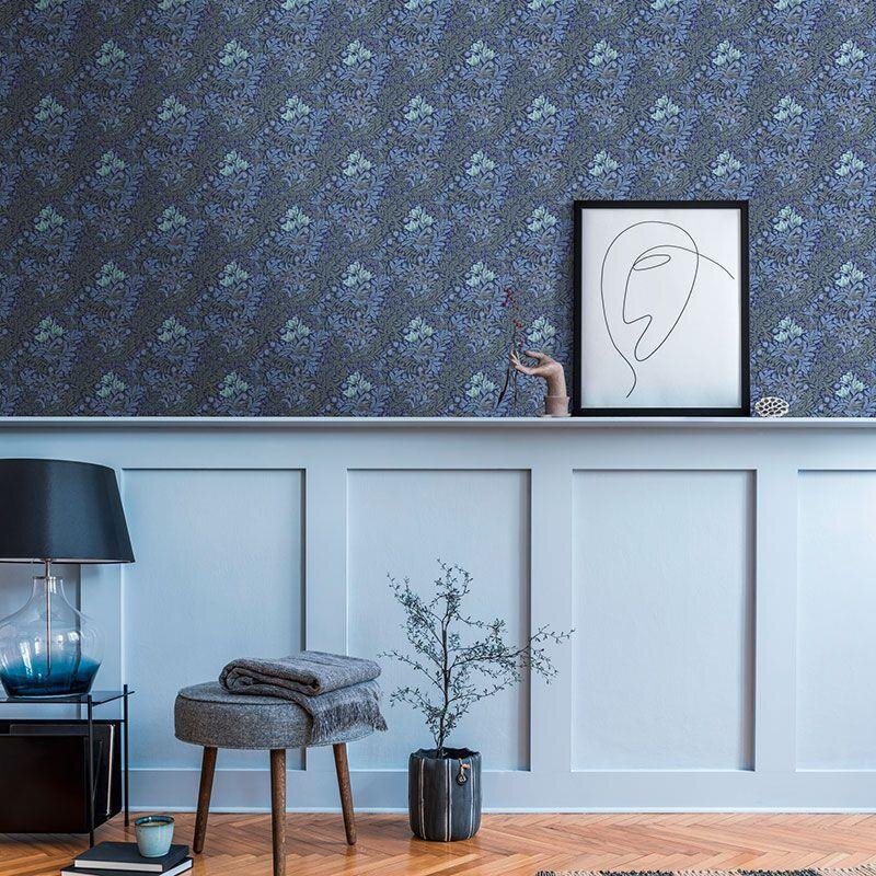 Tapete Blau, Grün, Lila, Flieder, Türkis Architects Paper Vliestapete (390571)