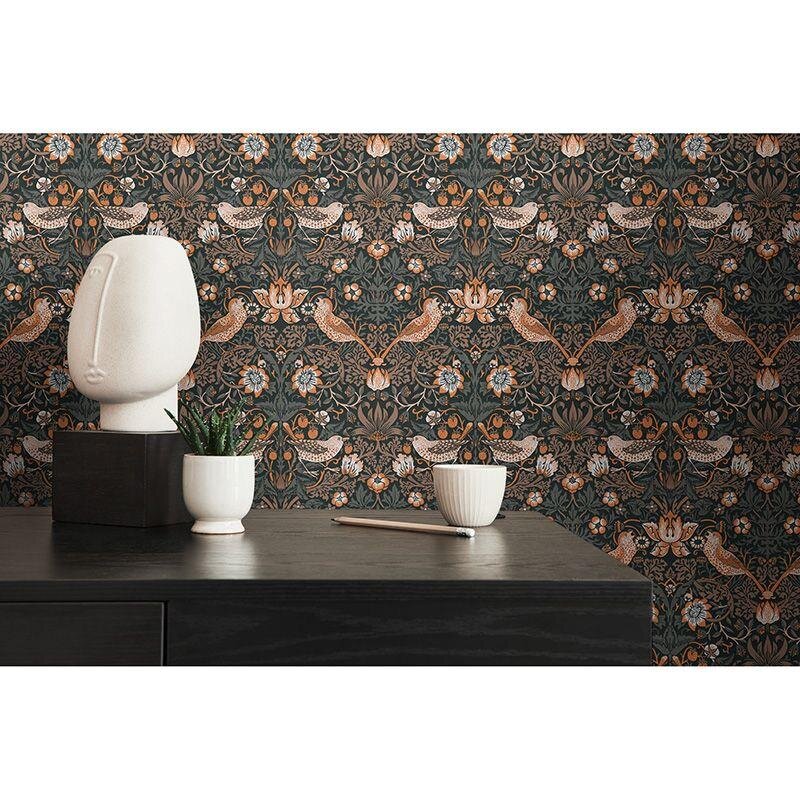 Tapete Braun, Orange, Terrakotta Architects Paper Vliestapete (390563)