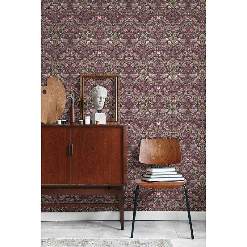 Tapete Greige, Lila, Flieder Architects Paper Vliestapete (390562)