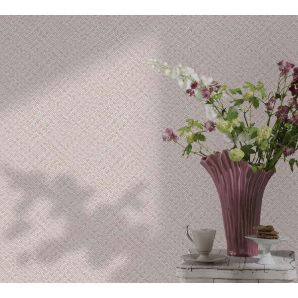 Tapete Rosa Marburg Vliestapete (47482)