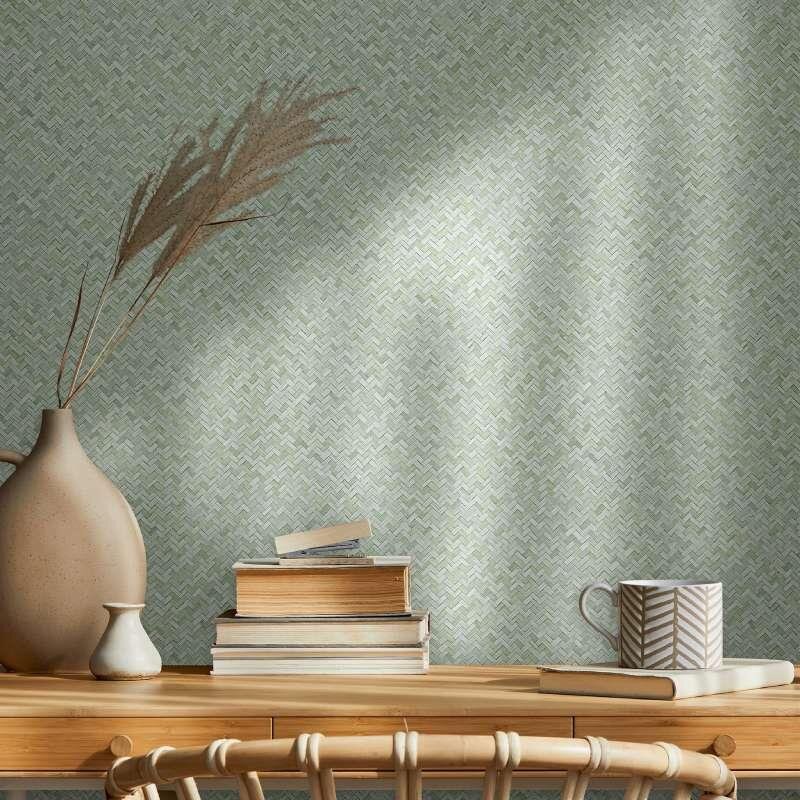 Tapete Grün Marburg Vliestapete (47479)