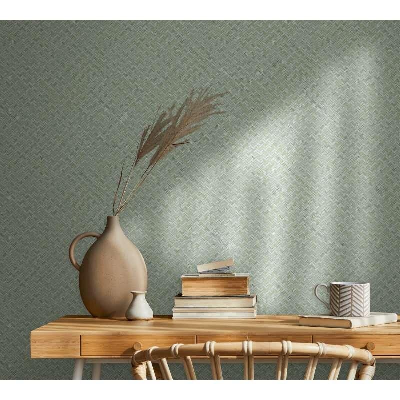 Tapete Grün Marburg Vliestapete (47479)